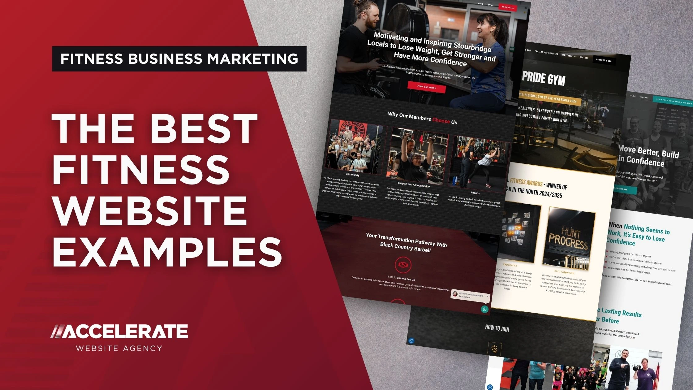 the best fitness website examples